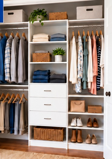 Affordable closet organization system